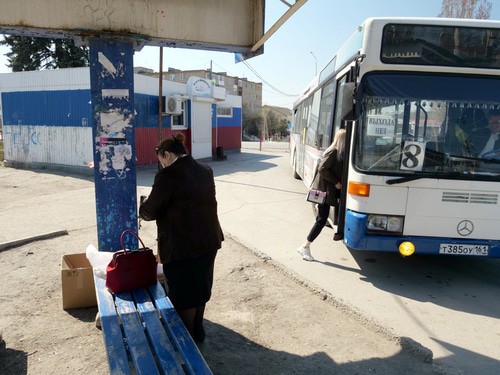 Автобус транспортного предприятия «Фаэтон». Фото Вячеслава Прудникова для «Кавказского узла»