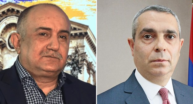 Самвел Бабаян и Масис Маилян. Фото  кадр видео Yotube-канала "Радио Азатутюн"  https://youtu.be/gSOtRkJDJcg,   https://ru.wikipedia.org/wiki/Маилян,_Масис_Самвелович. Коллаж "Кавказского узла"  