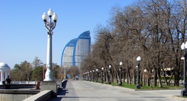 Набережная  Волгограда в карантин. Фото Вячеслава Ященко для "Кавказского узла"