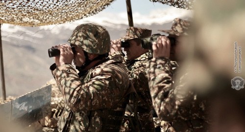 Солдаты армии защиты Карабаха. Фото пресс-служба МО Армении