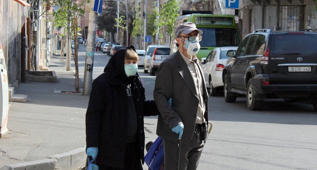 Тбилиси вовремя карантина. Фото: 
Инна Кукуджанова для "Кавказского узла"