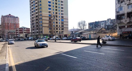 Баку во время карантина. Фото Азиза Каримова для "Кавказского узла"