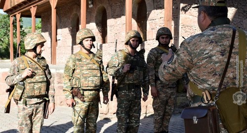 Военнослужащие армии защиты Карабаха. Фото пресс-служба МО Армении
