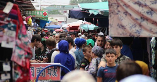 Рынок "Беркат" в Грозном. Фото Магомеда Магомедова для "Кавказского узла"