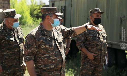 Военнослужащие Армии обороны Карабаха. Фото пресс-службы МО Армении http://mil.am/hy/news/7921