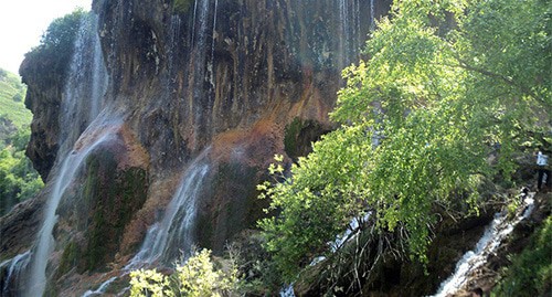 Водопад Гедмишх. Фото Луизы Оразаевой для "Кавказского узла".