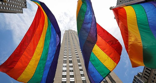 Флаги ЛГБТ. Фото: REUTERS/Mike Segar