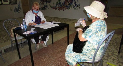 Избирательный участок в Волгограде. Фото Вячеслава Ященко для "Кавказского узла".