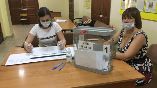 Голосование по конституционным поправкам в Краснодаре. 30 июня 2020 года. Фото Анны Грицевич для "Кавказского узла"