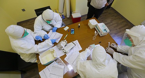 Медицинские работники. Фото Азиза Каримова для "Кавказского узла"