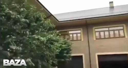 Дом Якуба Белхароева. Стопкадр из видео Telegram-канала Baza. https://t.me/bazabazon/4143