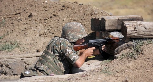 Солдат. Фото: пресс-служба Минобороны Армении, http://www.mil.am/ru/news/8097