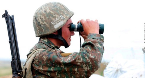 Солдат. Фото: пресс-служба Минобороны Армении, http://mil.am/hy/news/8099