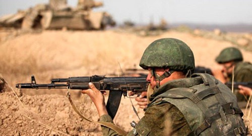 Мотострелки на учениях в Дагестане. Фото пресс-службы Южного военного округа. 