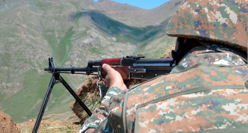 Солдат армянской армии. Фото пресс-службы МО Армени