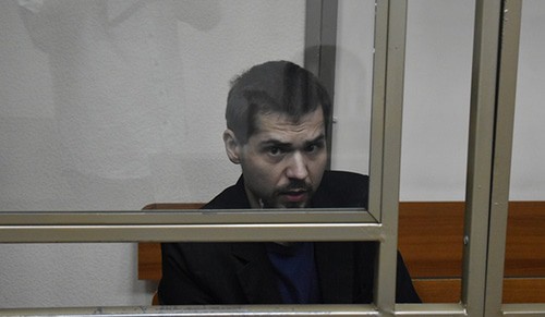 Валерий Клименченко в зале суда. Фото Константина Волгина для "Кавказского узла"