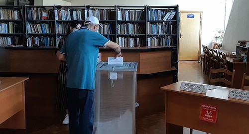 Избирательный участок №1136 в Махачкале.Фото Тимура Исаева для "Кавказского узла"