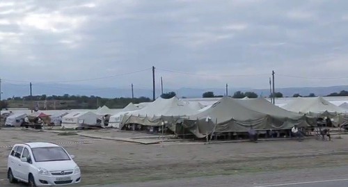 Лагерь в Кулларе. Скриншот с видео "Кавказского узла" https://youtu.be/n-JJNn-2XLI