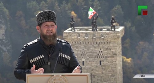 Рамзан Кадыров. Стоп-кадр видео https://www.youtube.com/watch?v=sJG3wzEt2-0