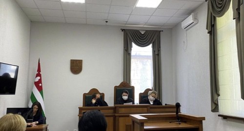 Заседание в Верховном суде Абхазии.  Фото пресс-службы Верховного суда Абхазии https://www.vs-ra.org/