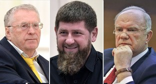Зюганов поддержал Кадырова в споре с Жириновским о Макроне