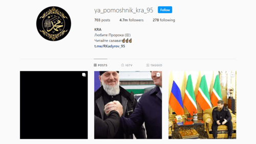 Скриншот страницы ya_pomoshnik_kra_95 в Instagram.