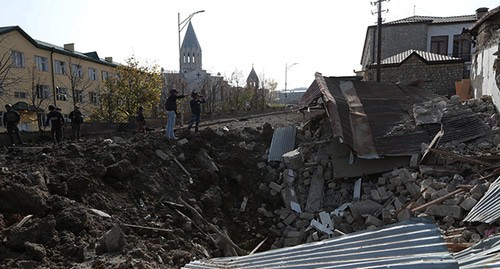Разрушенный Шуши. Нагорный Карабах, 28 октября 2020 года. Фото: Hayk Baghdasaryan/Photolure via REUTERS