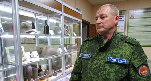 начальник инженерной службы Регионального инженерного центра Игорь Калисецкий. Фото Вячеслава Ященко для "Кавказского узла" .