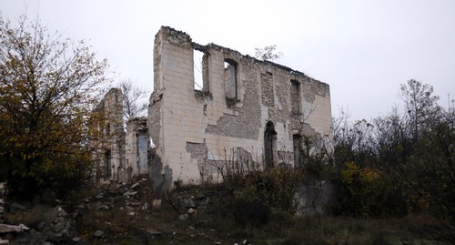 Разрушенный дом в Физули.18 ноября 2020 года. Фото Азиза Каримова для "Кавказского узла".