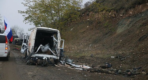 Тела убитых солдат. Нагорный Карабах. Ноябрь 2020 г. Фото: REUTERS/Stringer