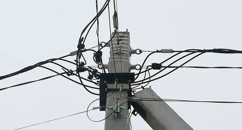 Разводка электрических проводов. Фото Нины Тумановой для "Кавказского узла"