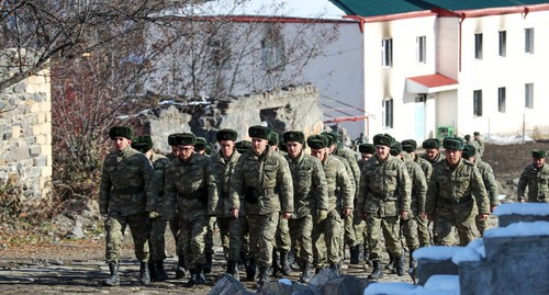Азербайджанские солдаты в Кельбаджаре. Фото Азиза Каримова для "Кавказского узла"