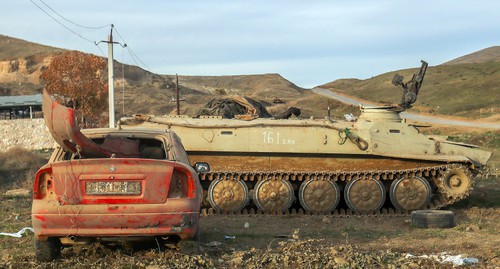 Последствия военных действий в Нагорном Карабахе. 18 декабря 2020 г. Фото Азиза Каримова для "Кавказского узла"
