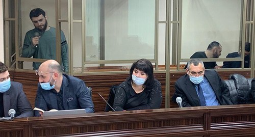 Абдулмумин Гаджиев в зале суда. Фото: пресс-служба Южного окружного военного суда