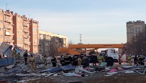 Последствия взрыва в супермаркете "Магнит" во Владикавказе.  Фото пресс-службы МЧС https://15.mchs.gov.ru/deyatelnost/press-centr/operativnaya-informaciya/4383495