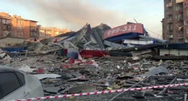 Последствия взрыва во Владикавказе. Фото пресс-службы СКР https://osetia.sledcom.ru/news/item/1539246/