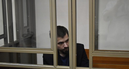 Валерий Клименченко в суде. Фото Константина Волгина для "Кавказского узла" 
