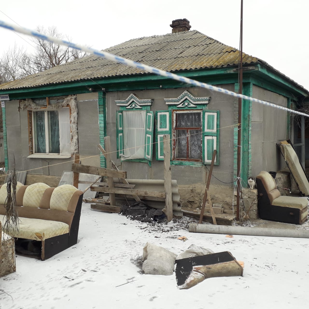 Дом, в котором Оксана Морданова проживает с тремя детьми. Фото предоставлено Оксаной Мордановой