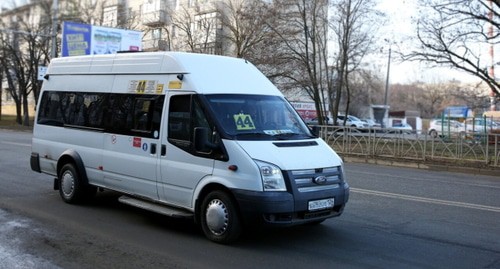 Маршрутное такси. Фото: пресс-служба администрации Старополя. 