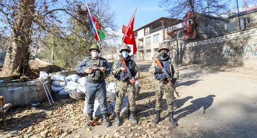 Азербайджанские военные в Нагорном Карабахе. Фото Азиза Каримова для "Кавказского узла"