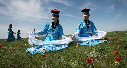 Фестиваль тюльпанов в Калмыкии. Фото Николая Бошева для "Кавказского узла"