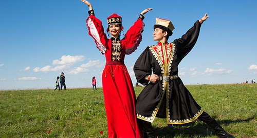 Фестиваль тюльпанов в Калмыкии. Фото Николая Бошева для "Кавказского узла"