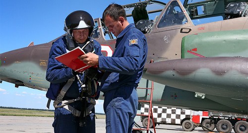 Военные летчики на учениях. Фото пресс-службы МО России 
