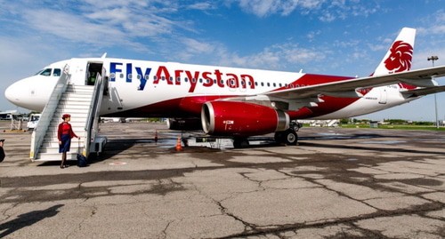 Лайнер FlyArystan, фото пресс-службы авиакомпании.