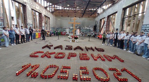 Бесланская акция памяти погибших в Казани. 12 мая 2021 года, фото Эммы Марзоевой для "Кавказского узла".