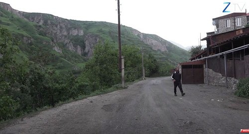 Село Хознавар. Скриншот видео "
Զանգեզուր TV" https://www.youtube.com/watch?v=_sNfsnJNkfo