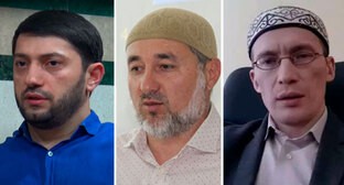 Булат Курбанов, Асфар Мысс, Рашид Акказиев. Фото: кадр видео https://www.youtube.com/watch?time_continue=380&v=Rly5Ig-8NMI&feature=emb_logo, пресс-служба ОС при МВД РФ, https://vk.com/wall-83689986_14520?&offset=40. Коллаж "Кавказского узла"