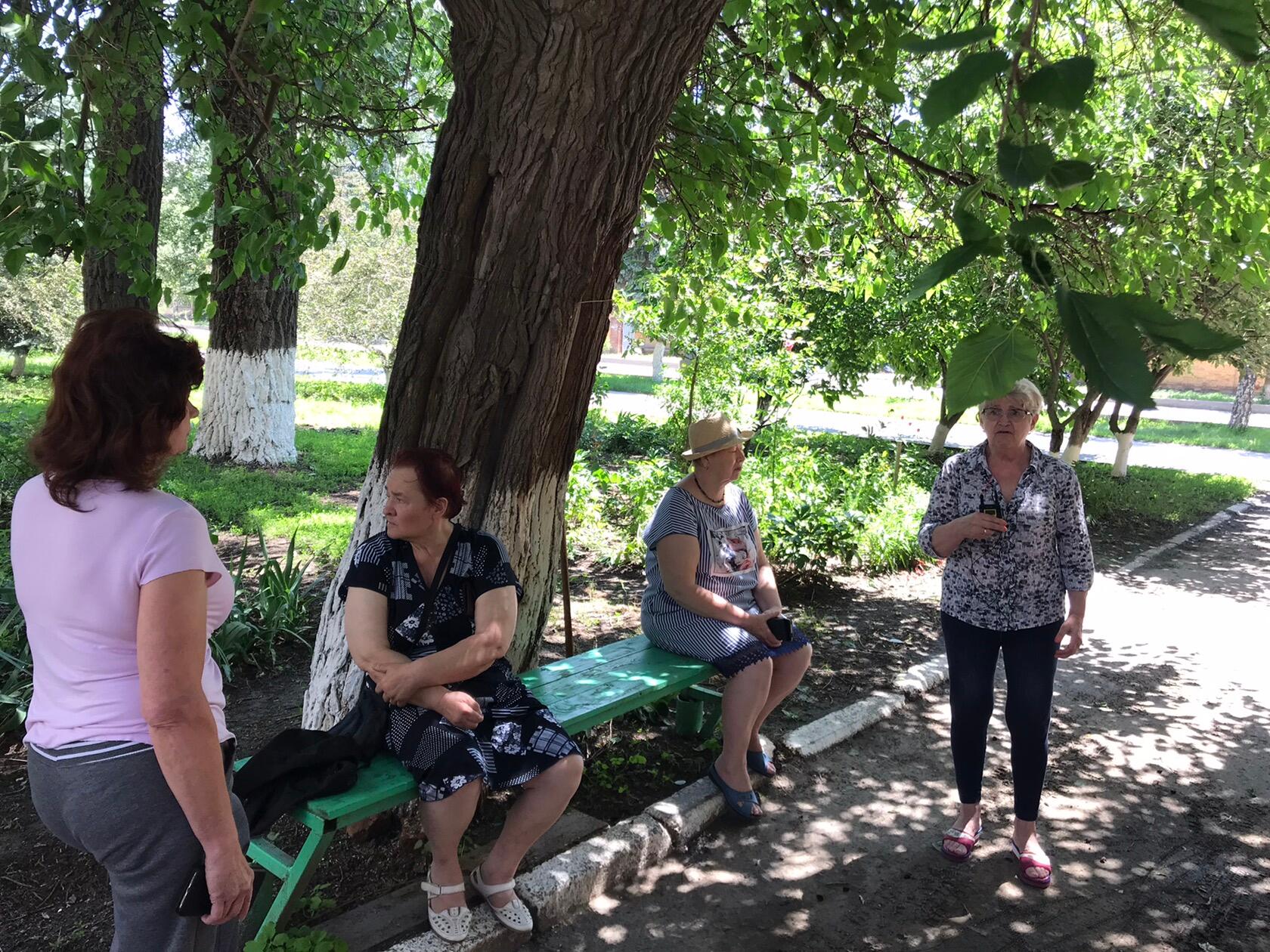 Участники схода в Красном Сулине 19 июня 2021 года. Фото Вячеслава Прудникова для "Кавказского узла"