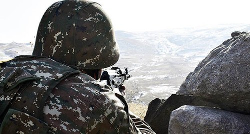 Армянский военнослужащий. Фото: официальный сайт Минобороны Армении https://mil.am/hy/news/9641