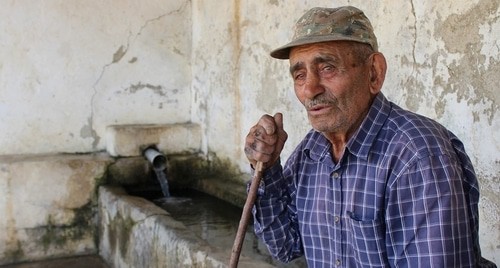 Есав Саргсян, житель Мартунинского района Нагорного Карабаха. 17 июля 2021 года. Фото: Алвард Григорян для "Кавказского узла".